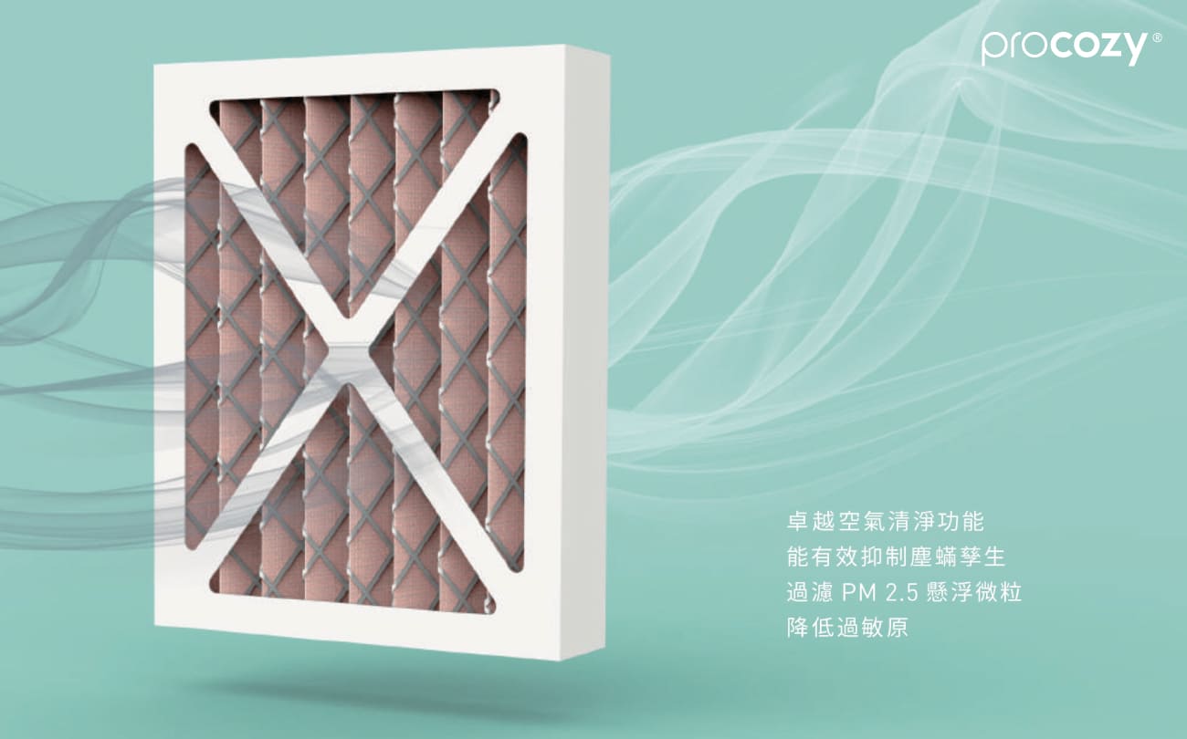 Procozy過濾PM2.5懸浮微粒
